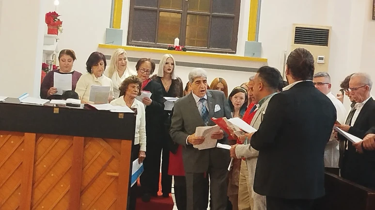 Antalya'da Rum Ortodoks Kilisesi'nde Noel ayini düzenlendi