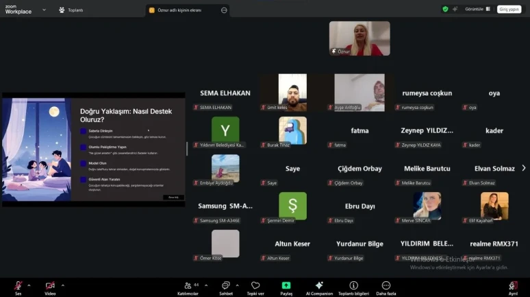Yıldırım Belediyesi’nde çocuklardaki konuşma bozuklukları için bilinçlendirme çalışması yapıldı