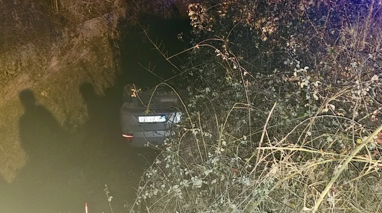 Tokat’ta otomobilin su kanalına düşmesi sonucu 1 kişi yaralandı