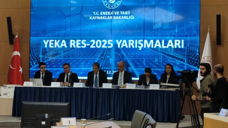 YEKA RES-2025 yarışmaları tamamlandı 6 bölge için teklifler belli oldu