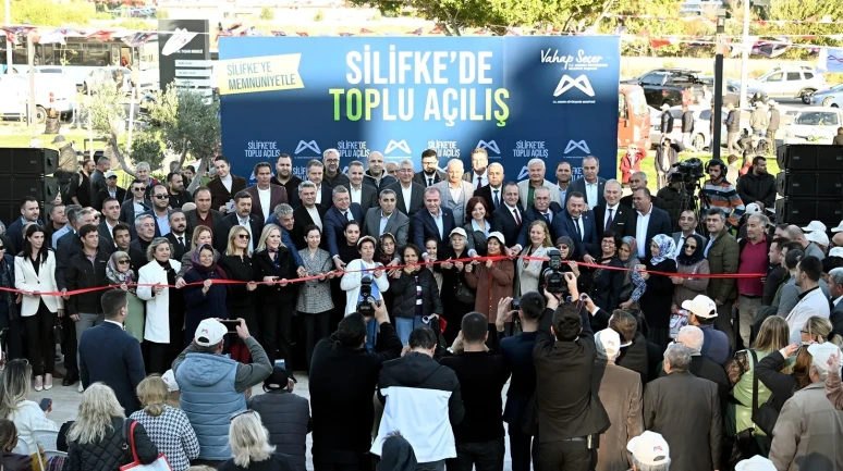 Silifke'de 3 büyük projenin toplu açılış töreni yapıldı