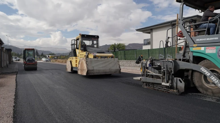 Melikgazi Belediyesi 2025 yılında 80 kilometre yol yapımı gerçekleştirdi