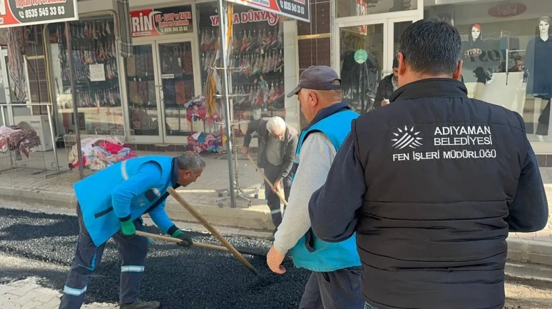 Adıyaman'da altyapı ve asfalt çalışmaları hızla devam ediyor