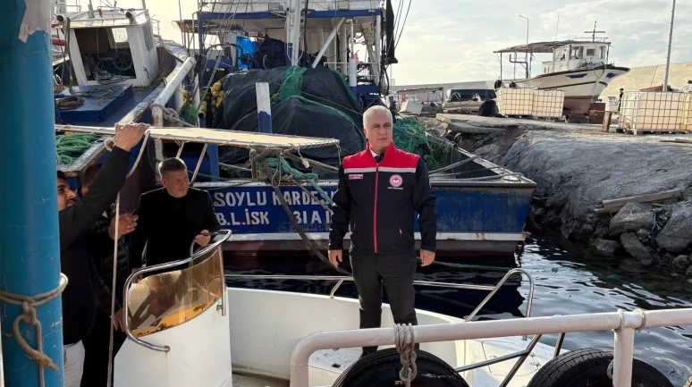 İskenderun balıkçı barınağında denetim gerçekleştirildi