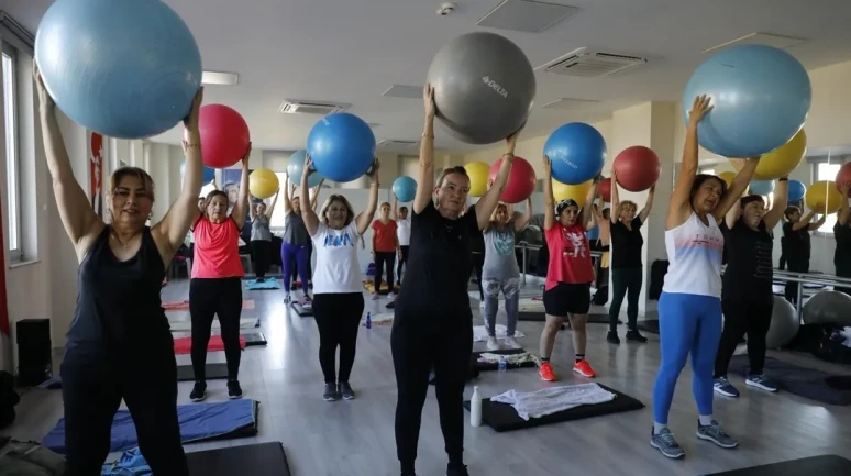 Aydın’da pilates ve zumba etkinlikleri vatandaşlarla buluşuyor