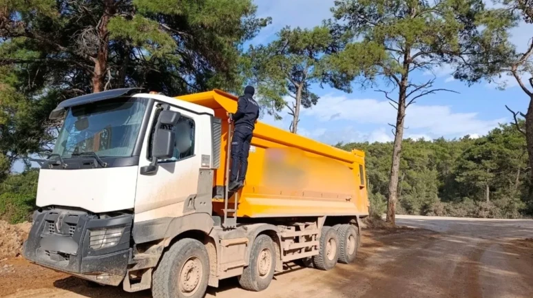 Bodrum'da inşaat atığı dökenlere 418 bin lira ceza kesildi