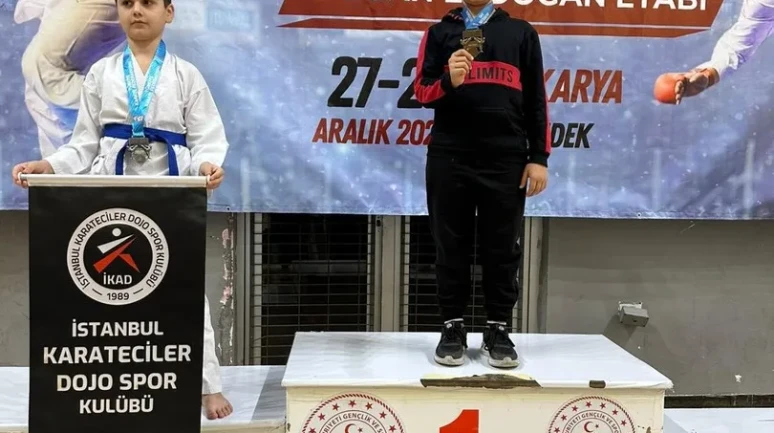 Düzceli karateciler Türkiye Yıldızlar Karate Ligi’nde madalyalarla döndü