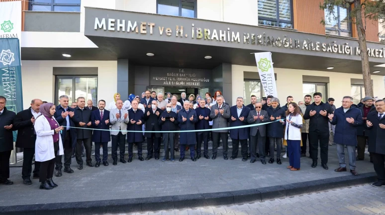 Konya'nın Meram ilçesinde 21 bin kişiye hizmet verecek aile sağlığı merkezi açıldı