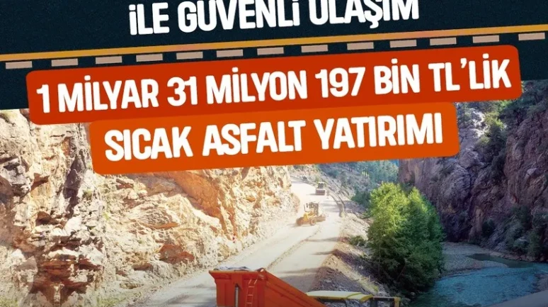 Kayseri’de 1 milyar TL’yi aşan asfalt yatırımıyla ulaşım güçlendi
