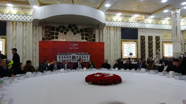 Kilis Valisi Tahir Şahin için veda yemeği düzenlendi