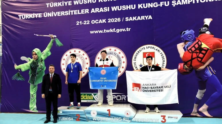 SUBÜ Wushu’da Türkiye şampiyonu oldu