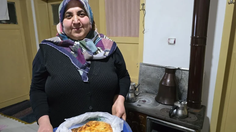 Yozgat'ın Sorgun ilçesinde kar yağışı köy halkını sevindirdi