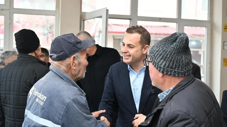 Balıkesir Büyükşehir Belediye Başkanı Ahmet Akın Savaştepe’ye ziyaret gerçekleştirdi