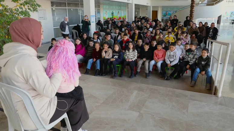 Keçiören’de çocuk eğitim merkezi öğrencilerinden Sanatsal Yolculuk Sergisi