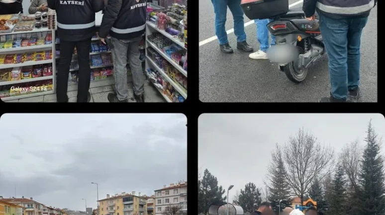 Kayseri'de okul çevresinde 642 şahıs sorgulanırken 179 bin lira ceza kesildi