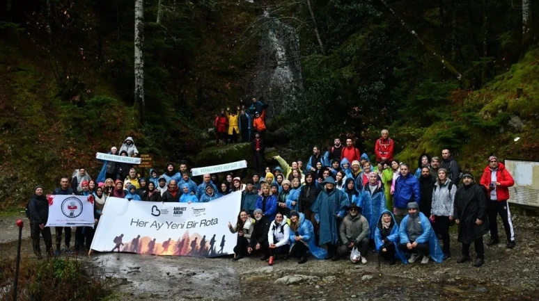 Balıkesir’de "20 ilçe her ay yeni bir rota" projesi kapsamında doğa yürüyüşü düzenlendi