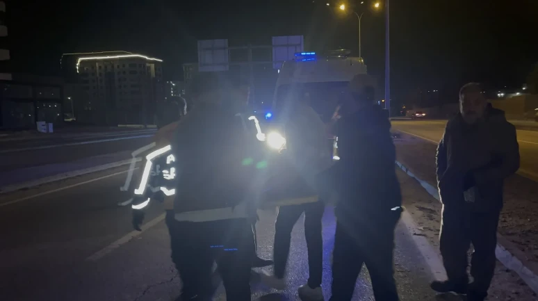 Gaziantep'te karşıya geçmek isterken otomobile çarpılan kadın ağır yaralandı