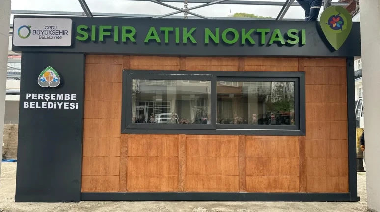 Ordu'da 19 ilçeye sıfır atık noktaları kuruldu