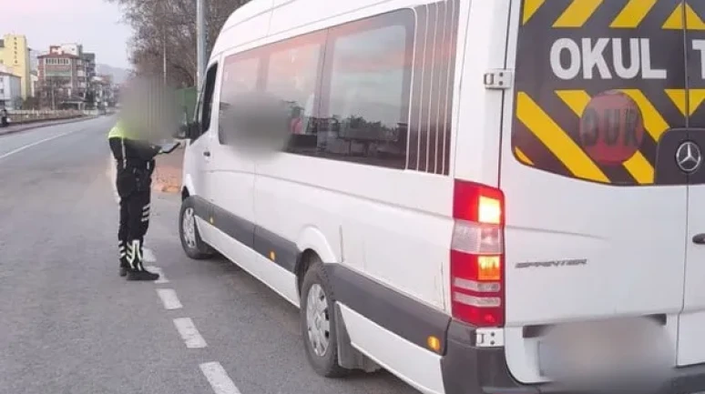 Kayseri'de öğrenci güvenliği için 164 okul servisi denetlendi
