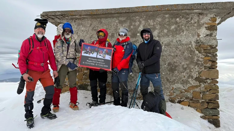 Muğla’da Ali Haydar Küçük’ün ölüm yıl dönümünde Sandras dağında anma tırmanışı gerçekleştirildi