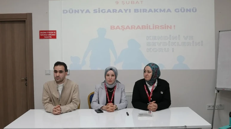 Elazığ'da sigaranın zararları ve bırakma yöntemleri anlatıldı