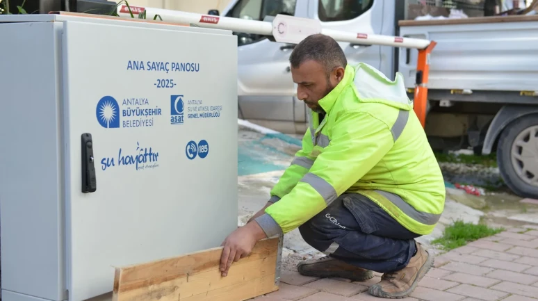 Antalya'da ASAT su kayıplarını önlemek için ana sayaç uygulaması başlattı